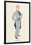 George Lashwood English Music Hall Entertainer-Elizabeth Pyke-Framed Art Print