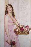 A Basket of Roses-George Lawrence Bulleid-Framed Giclee Print