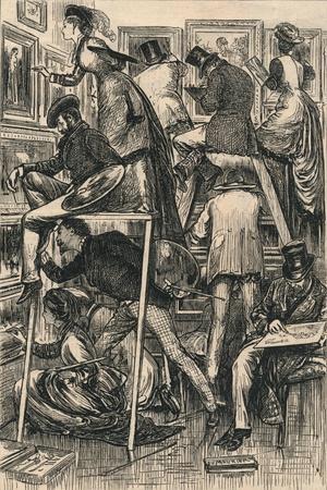 Varnishing Day at the Royal Academy, 1877