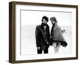 GEORGE LUCAS; MARK HAMILL. "Star Wars: Episode IV-A New Hope" [1977], directed by GEORGE LUCAS.-null-Framed Photographic Print