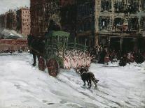 Spring Morning, Houston and Division Streets, New York-George Luks-Giclee Print