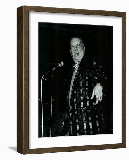 George Melly, Ronnie Scott'S, London, 1987-null-Framed Giclee Print