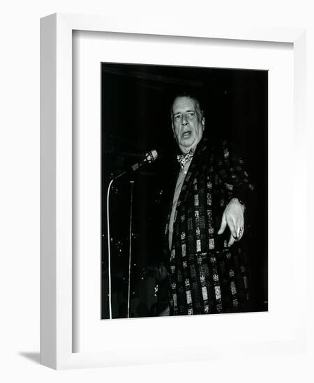 George Melly, Ronnie Scott'S, London, 1987-null-Framed Giclee Print