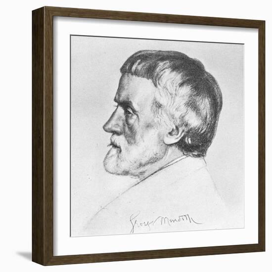 George Meredith 1828-1909-William Strang-Framed Giclee Print