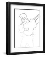 George Michael-Logan Huxley-Framed Art Print