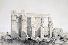 Court of the Great Temple, Philae, Egypt, 1843-George Moore-Giclee Print