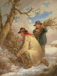 Faggot Gatherers in the Snow-George Morland-Giclee Print