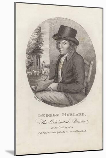 George Morland, the Celebrated Painter, Died 29 October 1804-null-Mounted Giclee Print