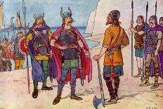 The First Saxons in Britain-George Morrow-Art Print