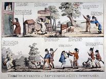 The Doctor and His Friends, Engraved by Issac Cruikshank-George Moutard Woodward-Giclee Print