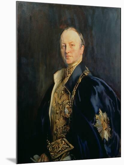 George Nathaniel, Marquis Curzon of Kedleston (1859-1925), 1890s T2-John Singer Sargent-Mounted Giclee Print