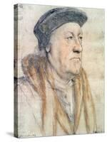 George Nevill, 3rd Baron Bergavenny, C.1532-35 (Pen and Ink, Chalk, Wash and Bodycolour on Paper)-Hans Holbein the Younger-Stretched Canvas