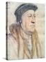 George Nevill, 3rd Baron Bergavenny, C.1532-35 (Pen and Ink, Chalk, Wash and Bodycolour on Paper)-Hans Holbein the Younger-Stretched Canvas