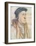 George Nevill, 3rd Baron Bergavenny, C.1532-35 (Pen and Ink, Chalk, Wash and Bodycolour on Paper)-Hans Holbein the Younger-Framed Giclee Print