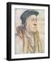 George Nevill, 3rd Baron Bergavenny, C.1532-35 (Pen and Ink, Chalk, Wash and Bodycolour on Paper)-Hans Holbein the Younger-Framed Giclee Print