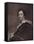 George Noel Gordon Byron, Lord Byron, English poet, 1894-Charles Turner-Framed Stretched Canvas