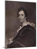 George Noel Gordon Byron, Lord Byron, English poet, 1894-Charles Turner-Mounted Giclee Print