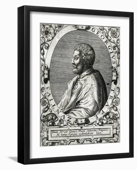 George of Trebizond-Theodor De Brij-Framed Art Print