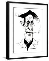 George Orwell - caricature-Neale Osborne-Framed Giclee Print