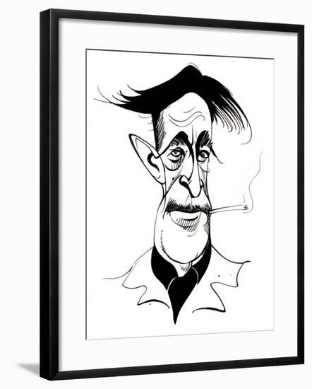 George Orwell - caricature-Neale Osborne-Framed Giclee Print