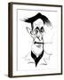 George Orwell - caricature-Neale Osborne-Framed Giclee Print
