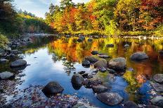 Colorful Trees Along the Swift River New Hampshire-George Oze-Photographic Print