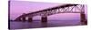 George P. Coleman Bridge over York River, Yorktown, Virginia, USA-null-Stretched Canvas