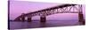 George P. Coleman Bridge over York River, Yorktown, Virginia, USA-null-Stretched Canvas