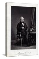 George Peabody Engraving-George Edward Perine-Stretched Canvas