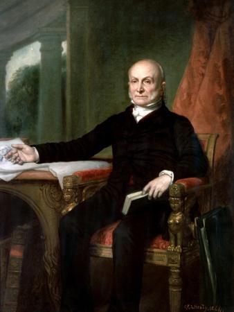 Official Portrait of President John Quincy Adams by George P.A. Healy, 1858