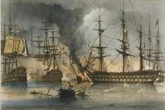 The Naval Battle of Navarino on 20 October 1827-George Philip Reinagle-Mounted Giclee Print