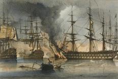 The Naval Battle of Navarino on 20 October 1827-George Philip Reinagle-Laminated Giclee Print