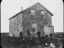 Harvest Scene on the North American Prairies, Late 19th or Early 20th Century-George Philip & Son-Photographic Print