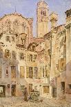 The Church of the Frari, Venice, from the Campiello San Rocco, 1854 (W/C on Paper)-George Price Boyce-Giclee Print