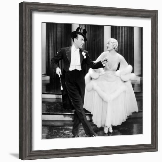 George Raft, Carole Lombard. "Bolero" 1934, Directed by Wesley Ruggles-null-Framed Photographic Print