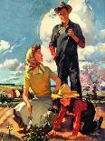 "Farming Family,"April 1, 1943-George Rapp-Framed Premium Giclee Print