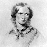 Charlotte Bronte, English Novelist, Mid-19th Century-George Richmond-Giclee Print