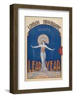 George Robey is the Principal Performer in the Leap Year Show at the London Hippodrome-null-Framed Photographic Print