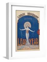 George Robey is the Principal Performer in the Leap Year Show at the London Hippodrome-null-Framed Photographic Print