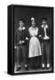 George Robey, Violet Loraine and Alfred Lester, Music Hall Entertainers, Early 20th Century-Wrather & Buys-Framed Stretched Canvas