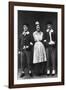 George Robey, Violet Loraine and Alfred Lester, Music Hall Entertainers, Early 20th Century-Wrather & Buys-Framed Photographic Print