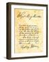 George Rogers Clark's Handwritten Demand for the Surrender of Vincennes, Indiana-null-Framed Giclee Print