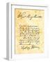 George Rogers Clark's Handwritten Demand for the Surrender of Vincennes, Indiana-null-Framed Giclee Print