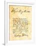 George Rogers Clark's Handwritten Demand for the Surrender of Vincennes, Indiana-null-Framed Giclee Print