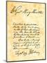 George Rogers Clark's Handwritten Demand for the Surrender of Vincennes, Indiana-null-Mounted Giclee Print