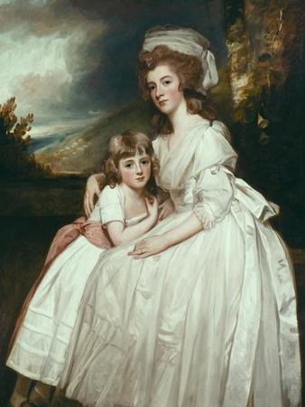 Portrait of Mrs Richard Pryce Corbet and Her Daughter, 1780