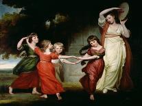Group Portrait of Dorothy Stables and Her Daughters-George Romney-Giclee Print