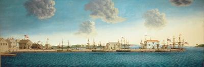 Capture of the Us Frigate 'Essex' by B.M Frigate 'Phoebe' and Sloop 'Cherub' in the Bay of…-George Ropes-Giclee Print