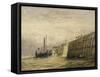 George's Dock, Liverpool, C.1830-David Cox-Framed Stretched Canvas
