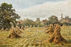 Countryside Field 1906-George S Elgood-Laminated Premium Giclee Print